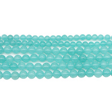 4/6/8/10/12 mm Amazonite Color Lake Blue Natural Stone Round Beads Loose Spacer Bead For Jewelry Making DIY Bracelet Wholesale 2024 - buy cheap
