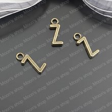 Wholesale 16*6mm Antique Bronze Letter-Z Alloy Charms Pendants DIY Fashion Findings 20 pieces(JM643) 2024 - buy cheap