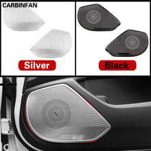 Stainless Steel Interior Door Stereo Speaker Audio Ring Cover Sound Frame Decoration Trim 2Pcs/Set For Honda Accord 10th 2018 2024 - buy cheap