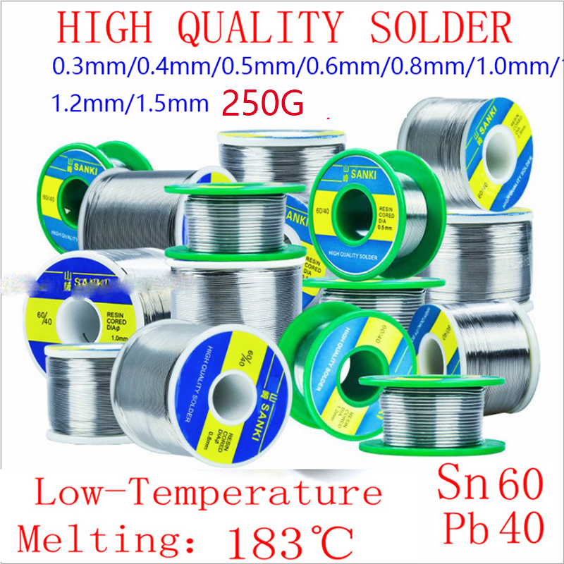 2.3 Metres 0.51mm 63/37 Rosin Core Solder Wire Reel Soldering 