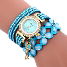 Watch 2019 Woman Watches Fashion Chimes Diamond Leather Bracelet Lady Womans Wrist Watch Drop Shipping Relogio Feminino Gift A7 2024 - buy cheap