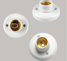 E27 ceiling lamp cap screw flat lamp head holder E27 wall mounted energy-saving lamp base 2024 - buy cheap