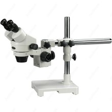 AmScope Suprimentos 7X-90X Stereo Zoom Microscópio estéreo Zoom Microscópio... com Um Único Braço Boom Stand 2024 - compre barato