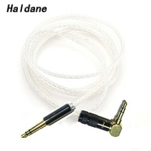 Free Shipping Haldane 3.5mm 8 Cores 7N Silver Plated Headphone Upgraded Cable For H9 H8 H7 H6 & studio solo3 2 2024 - buy cheap