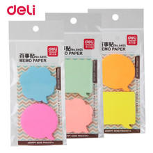 Deli 80 sheets Korean Sticky Notes Creative Post Notepad Filofax Memo Pads Office Supplies School Stationery Scratch 2024 - buy cheap