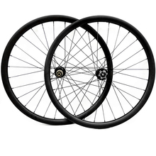 Rodas de carbono mtb 29er 35x25mm rodas sem câmara de ar de bicicleta 100x12 142x12 qui eixo hookless disco mtb Bicicletas rodas de 1423 raios 2024 - compre barato
