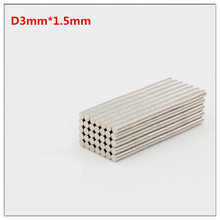 New Arrival Hot Sale 50pcs N35 Disc Rare Earth Neodymium Super Strong Powerful Magnets 3mm x 1.5mm High Quality 2024 - buy cheap