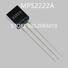 100 PCS MPS2222 MPS2222A TO-92 2222A transistor de potência 2024 - compre barato
