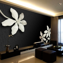 beibehang 3d stereo TV backdrop wallpaper seamless simple custom personalized non woven papel de parede 3d modern wall paper 2024 - buy cheap