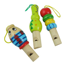 Brinquedo de madeira dos desenhos animados animais assobiando música instrumento apito adorável inseto peixe crocodilo forma musical educacional assobiar 2024 - compre barato