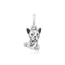 Kralen-Colgante para pulsera Pandora, colgante de cachorro de Bulldog, cuentas de plata esterlina 925 Original para fabricación de joyas 2024 - compra barato