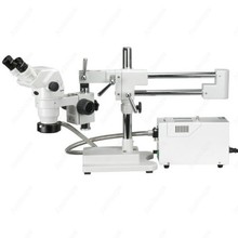 Microscopio de Zoom estéreo Binocular, suministros de AmScope, microscopio de Zoom estéreo Binocular de 6.7X-112.5X + Boom 3D 2024 - compra barato