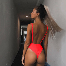 Women Sexy Bandage Backless Bikini Elegant One Piece Body Swimwear Fashion Beach Swimsuit Ladies micro bikini Monokini beachwear 2024 - buy cheap