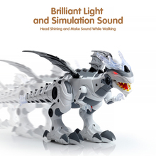 Dinosaurio que camina para mascotas, juguete electrónico con luz parpadeante y sonido, Robot, máquina de juego educativa, regalo para niños 2024 - compra barato