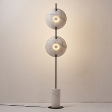 Postmodern Jazz White Marble Led Floor Lamps Rotatable Lampshade Vertical Designer Standing Lamps for Living Room Bedroom Decor 2024 - buy cheap