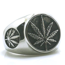 Mens Boys 316L Stainless Steel Cool Maple Leaves Newest Ring 2024 - buy cheap
