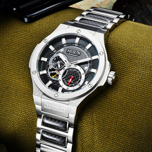 NESUN Fashion Sports Watches Men Full Steel Sapphire Waterproof Automatic Mechanical Wristwatches Clock Male Relogio Masculino 2024 - buy cheap