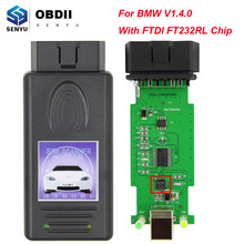 For BMW OBD2 Scanner 1.4.0 FTDI FT232RL OBD OBD2 Car Diagnostic Auto Tool Automotivo Scanner Cable Unlocked Version For BMW 1.4 2024 - buy cheap