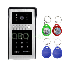 RFID Intercom System Entrance Machine Color Video Phone/DoorBell With Digital Touch Keypad Outdoor CMOS IR Night Vision Camera 2024 - buy cheap