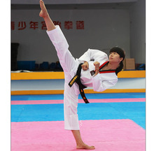 Nuevo taekwondo uniforme Tae Kwon Do ropa niño adulto karate WTF dobok TKD ropa pabellón dedicado traje de entrenamiento 2024 - compra barato