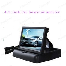 hot sell 4.3" Foldable TFT Color for Camera DVD VCR car Security Monitor 12 V LCD Car Reverse Rearview monitor 2024 - buy cheap