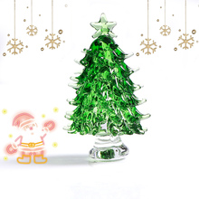 Miniature Ornament Figurine Christmas Tree Decorations for Home Lovely Artificial Crystal Craft In Party Favors Gifts Christmas 2024 - buy cheap