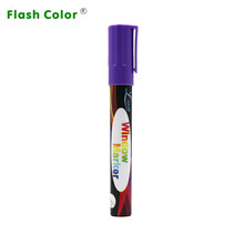 Flashcolor 6mm Purple Erasable Whiteboard Markers Liquid Chalk Pens LED Board Highlighter Skin Painting Markers For Board Pen 2024 - buy cheap