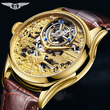 Real Tourbillon GUANQIN 2019 Clock Sapphire watch Mechanical Hand Wind style clock men watch Top brand luxury relogio masculino 2024 - buy cheap