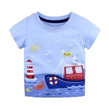 Children Summer Clothing Baby Boy T Shirt Cotton Dinosaur Short Sleeve T-shirt Kid Boy Casual Sport T-shirt For Boys 2024 - buy cheap