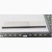 10pcs single row needle male pin header 1*40P 2.54mm pitch straight 25mm long pin NEW 2024 - buy cheap