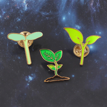 Green Plant Brooch Saplings Leaves Tree Buds Branch Fresh Plant Enamel Pin Shirt Backpack Badge Green Protector and Friend Gifts 2024 - buy cheap