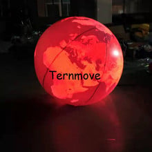 giant inflatable led lighting earth inflatable planets ball for advertising Earth globe ball with lights for event promotion 2024 - buy cheap