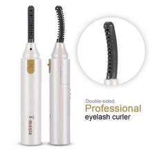 Elecool Electric Eyelash Curler  Portable Pen Heated Long Lasting Eye lash Curler Useful Makeup Tool For Women New Wholesale 2024 - buy cheap