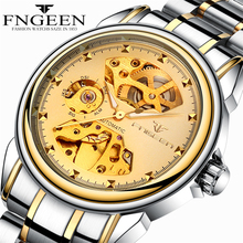 Skeleton Men's Watches Top Brand Luxury Gold Watch Automatic Mechanical Wristwatch Male Clock Waterproof Relogio Masculino 2024 - buy cheap