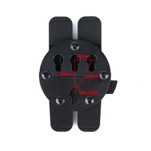 Outdoor Tactical Airsoft Hunting TMC Mount System Wheel with PALS Hang Adapter MOLLE Webbing Fixed Panel BK/DE 2024 - buy cheap