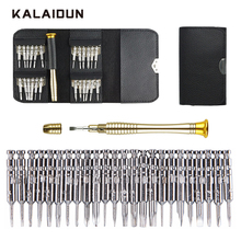 KALAIDUN screwdriver set 25 in 1 tool organizers precision torx screw driver Bits Repair Hand tools Kit for phones Tablet PC 2024 - buy cheap