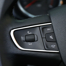 2PCS steering wheel trim cover for PEUGEOT 508 for 2011-2016 408 2014-2015 chrome center control unit internal stainless steel 2024 - buy cheap