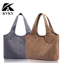 Korea Fashion Canvas Tote Bag Women Handbag Shoulder Bags Big Bag Casual Hobos Bolsa Female Feminina High Quality Large Capacity 2024 - buy cheap
