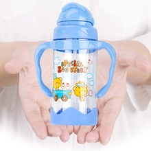 Toddler Infant Bottle Feeding Newborn Baby Kids Cup Learn Drinking Bottle Sippy Cup 400ml Baby Bottle 2024 - buy cheap