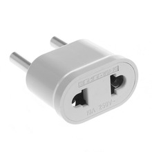 White US Female To EU Male AC Power Plug Converter Universal Travel Charger Adapter 2024 - buy cheap