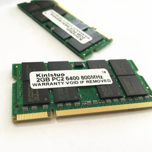 NEW Notebook dedicated memory 4GB 2GB 1GB DDR2 800 PC2-6400 2G DDR2 800MHz sodimm laptop ram compatible with R60 T60 T61P X61 2024 - buy cheap