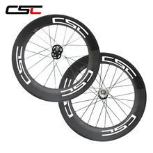 CSC 88 23mm Largura mm Tubulares Rodas de Pista De Carbono engrenagem fixa rodado bicicleta 2024 - compre barato