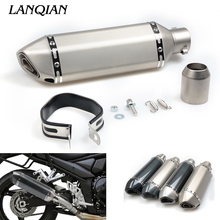Silenciador de tubo de escape Universal para motocicleta, 36-51mm, modificado, para Kawasaki Z800, Z750, Z750R, Z900, Z1000, ER-6N, Versys 650 2024 - compra barato