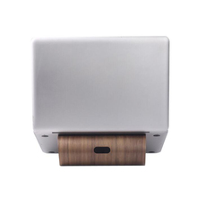 Samdi vogue suporte vertical de madeira para laptop e pc, suporte para macbook air pro retina, base vertical para ipad e notebook 2024 - compre barato