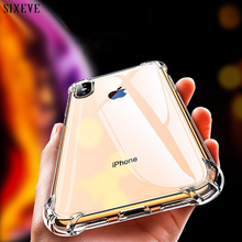 Luxury Shockproof Bumper Silicone Phone Case For iPhone 6 S 6S 7 8 Plus X XS Max XR iPhone 11 Pro SE 2 Clear protect Back Cover 2024 - buy cheap