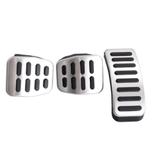 Stainless Car pedal Cover for Volkswagen Polo Bora Lavida Golf MK4 New Beetle Jetta Santana Clutch Gas Brake pedals Pads MT /AT 2024 - buy cheap