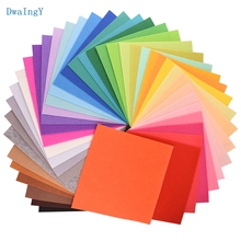 DwaIngY 1mm Thickness Nonwoven Felt Fabric Polyester Cloth of Home Decoration Bundle for Sewing Dolls & Crafts 40Pcs/lot 30x30cm 2024 - buy cheap