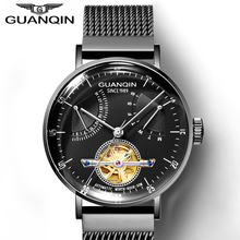 Luxury Brand Men Automatic Mechanical Black Steel Sports Watches Men's Army Military Watch Man Tourbillon Clock Relogio 2019 NEW 2024 - buy cheap