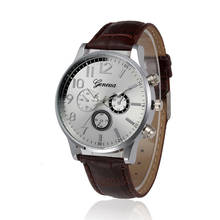 Luxury Watches Men 2018 Top Brand Male Clock Quartz Watch Retro Design Leather Analog Alloy Quartz WristWatch relogio masculino 2024 - buy cheap