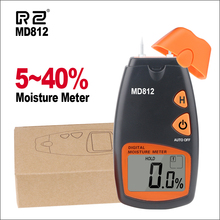 Цифровой измеритель влажности древесины MD812, 2-контактный тестер влажности с ЖК дисплеем 2024 - купить недорого